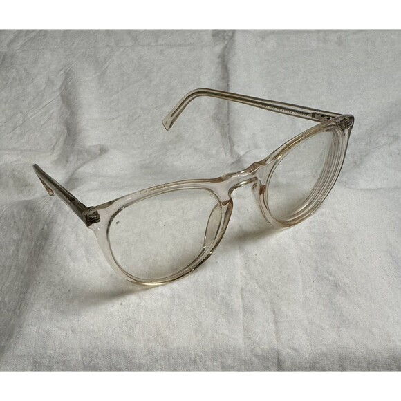 Warby Parker HASKELL 500 M 49-22-145 Crystal Clear Frames, FRAMES ONLY - Picture 3 of 8